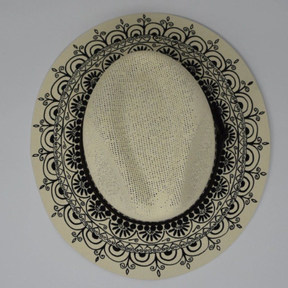 Hand Painted Sombrero Mexican Sun Hat
